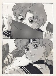 Juu Kuroinu - Kuroino, Sailor Moon Hentai, Heaven's door, 1995. - Planche originale