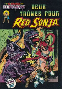 Deux trônes pour Red Sonja - voir d'autres planches originales de cet ouvrage