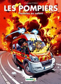 Original comic art related to Pompiers (Les) - Flammes au volant