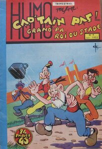Original comic art related to Cap'tain Paf !.. - Grand'Pa roi du stade