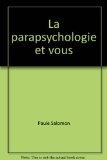 La Parapsychologie et vous - voir d'autres planches originales de cet ouvrage