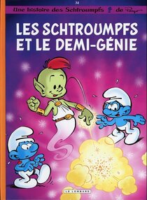 Les schtroumpfs et le demi-génie - more original art from the same book