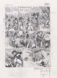 René Follet - Follet Crayonne terreur - Original Illustration