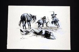 René Follet - Follet, illustration de la guerre de Vendée - Original Illustration