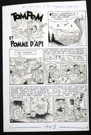 Claude Marin - Marin, pl1 de Tom Pom et pomme d'api - Comic Strip