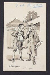 Joseph Porphyre Pinchon - Pinchon, illustration - Illustration originale