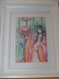 Aurore - Chrysanthèmes - Illustration originale