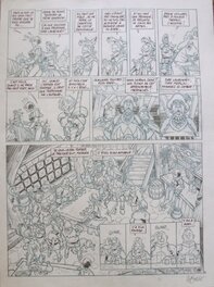 Eric Hübsch - Planche 3 du tome 5 du Chant d'Excalibur par Hübsch - Comic Strip