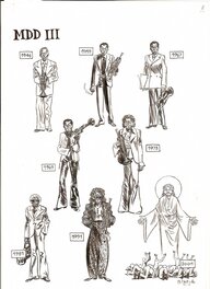 Blutch - Blutch - Total Jazz : "Miles Davis" - Comic Strip