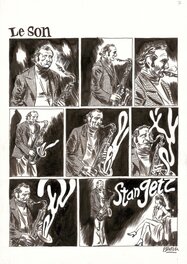 Comic Strip - Blutch - Total Jazz : "Stan Getz"