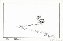 Stéphane Colman - Colman - Billy The Cat - Original Illustration
