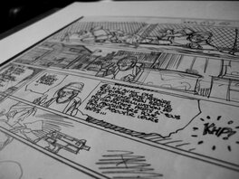 Bruno Gazzotti - Soda - planche préparatoire - Comic Strip