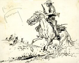 Hermann - Hermann - Comanche  - Couv Zack - Original Cover