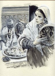 René Follet - Egypte Follet - Original Illustration
