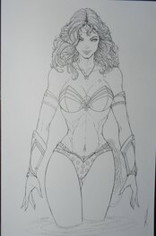 Jamie Tyndall - Wonder Woman - Illustration originale
