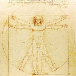 L'homme de Vitruve par Léonard De Vinci