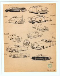 Ever Meulen - Cars DESIGN - Original Illustration
