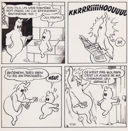 Michel-Paul Giroud - Arthur le fantôme - Un beau cri - Comic Strip