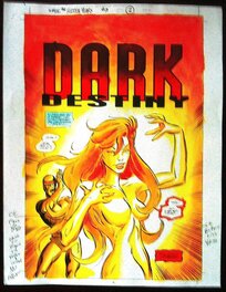 John Byrne - X-Men: HIDDEN YEARS Color Guide Title Page #9 p.2, 2000 - DARK DESTINY - Original art