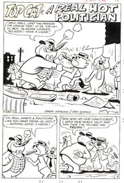 Ray Dirgo - A REAL HOT POLITICIAN Hanna-Barbera 1972 - TOP CAT! - Comic Strip