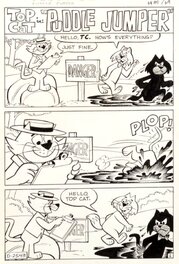 Ray Dirgo - Top Cat #13 - PUDDLE JUMPER Title Page, 1972 - Comic Strip