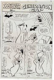 Ray Dirgo - Yogi Bear Generation Gap 1973 Title Page - Comic Strip