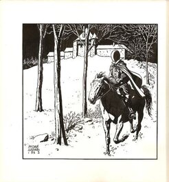 André Juillard - Les 7 vies de l´  Épervier illustration - Illustration originale