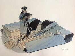 André Juillard - Eric - Illustration originale