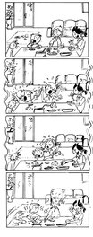 David Baran - 布朗夏貓 - Strip 038 - Planche originale