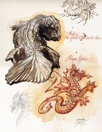 Gwendal Lemercier - Dragons2 - Œuvre originale