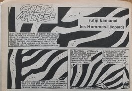 Première planche des "Hommes Leopard du Rufiji"