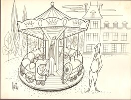 Gébé - Monsieur le Baron - Original Illustration