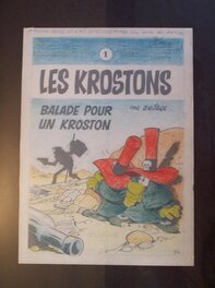 Couverture originale - Les Krostons n° 1 « Balade pour un Kroston », 1975.