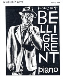 Tim Lane - Couverture pour Belligerent Piano numéro 4, par Tim Lane - Couverture originale
