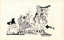 Félix Jobbé-Duval - Illustration pour un conte - Original Illustration