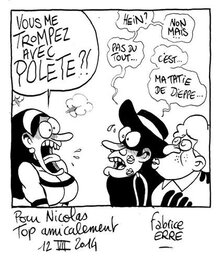 Fabrice Erre - Clin d'oeil "Z comme don diego" VS Polète" - Illustration originale