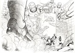 Frank Cho - X-Men: Battle of the Atom #1 pages 12 et 13 - Comic Strip