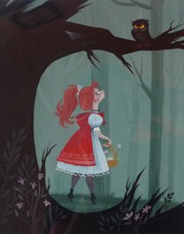 Sadie Figueroa - Curious Red - Original Illustration