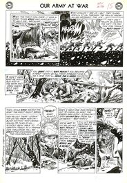 Joe Kubert - Our Army at War # 136 p . 13 . 1963 . - Comic Strip