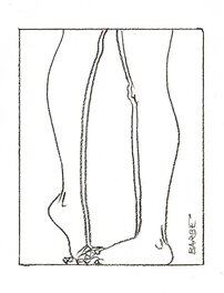 André-François Barbe - Dessin gag - Illustration originale