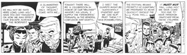 Frank Robbins - Johnny Hazard . Strip du 23 / 06 / 1959 . - Comic Strip