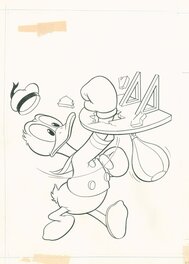 Tony Strobl - Donald Duck 76 - Planche originale