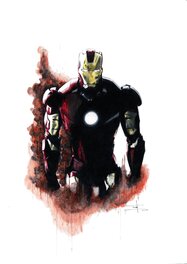 Tom Chanth - Iron Man - Illustration originale