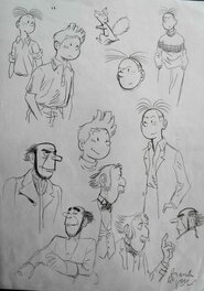 Frank Le Gall - Spirou: Published drawings - Planche originale