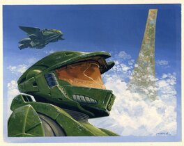 Manchu - Halo, Master Chief - Illustration originale