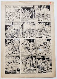 Giovanni Scolari - "i conquistadori del tempo "- bande de science fiction - 1946 - planche 23 - Comic Strip