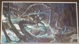 Guillaume Sorel - 20 000 lieues sous les mers - Illustration originale
