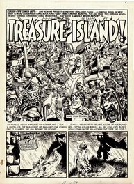 John Severin - Treasure Island - Mad magazine 7 - Planche originale