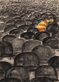 André François - Bowler hats (Punch cover) - Couverture originale