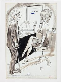Bill Ward - Humorama Cartoon Illustration (1965) - Illustration originale